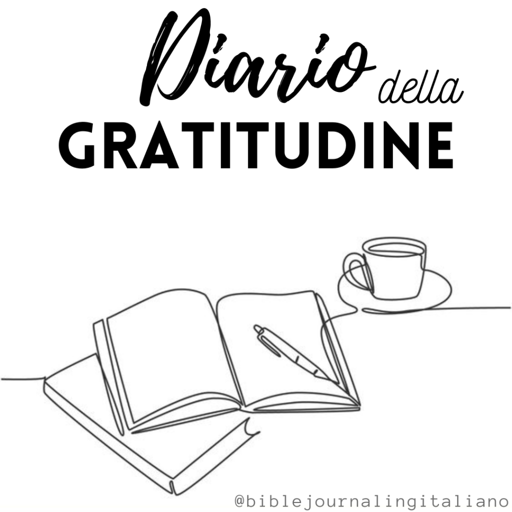 DIARIO della GRATITUDINE  paroledivitanuova e bible journaling italiano